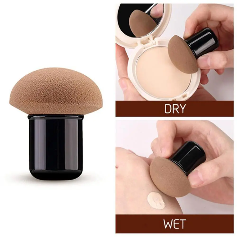 Convenient Dry Wet Blending Cosmetic Face Makeup Sponge Puff Mushroom Head