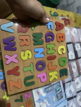 Product Review of ABC Alphabet Digital Puzzle Wooden Toys Kid Number Letter shape Matching Jigsaw Board 20*20cm Baby Newborn Infant Toddler Girls Girls Boys Soft Early Educational Learning Gift from E**a R** 0