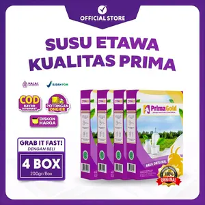 PrimaGold 4 Box Susu Etawa atasi nyeri sendi tulang kropos dan jaga kesehatan tulang
