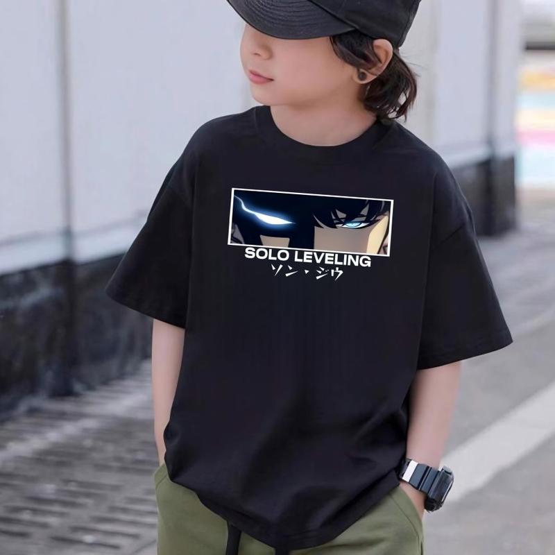 Product Introduction of Kaos Anak Solo Leveling Unisex Usia 2-15thn Lengan Pendek Baju Kaos Anak Fashion Distro 21