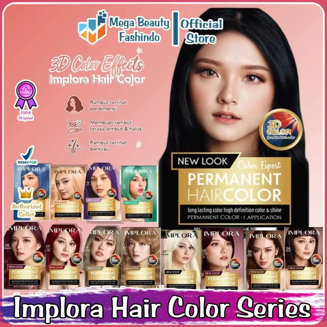 Implora Permanent Hair Color - Pastel Edition Pewarna Cat Rambut