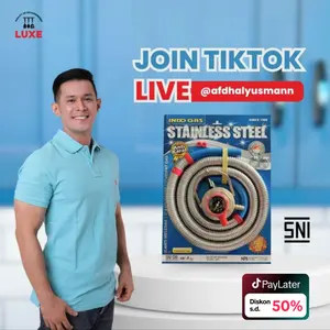 WINN GAS W800 M LUXURY SELANG SAFETY INDO GAS REGULATOR PAKET STAINLESS STEEL ANTI KARAT (SPECIAL COLLAB AFDHAL) [BISA COD]