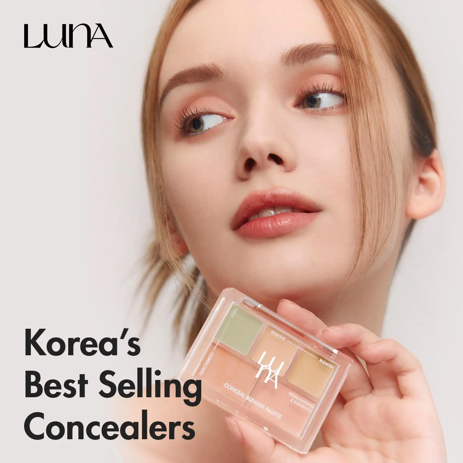LUNA Concealer Blender Palette - Face Concealer Palette 6g