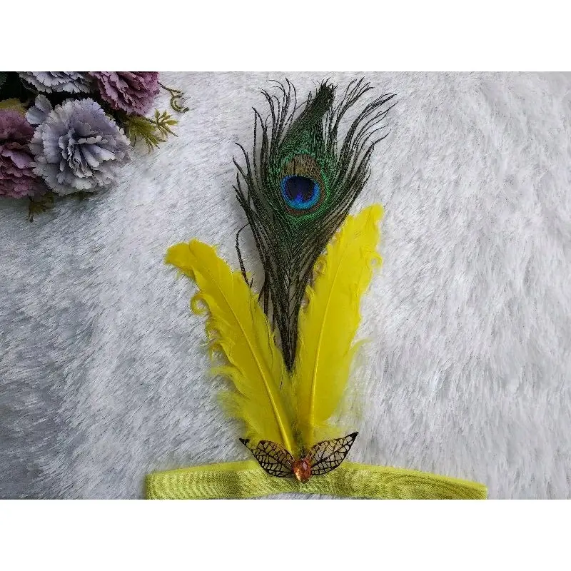 mahkota bulu merak Headbands 5