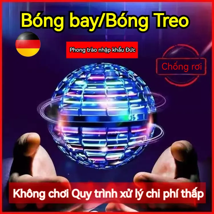 Đồ chơi bay Orb, Flynova Pro UFO xoay 360 °, Đồ chơi bay Tích hợp đèn LED phát sáng RGB, Boomerang bay Orb, Món quà sinh nhật 0
