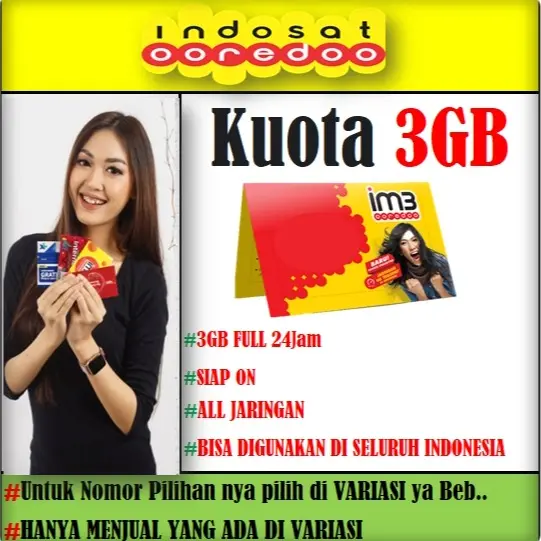 INDOSAT 3GB