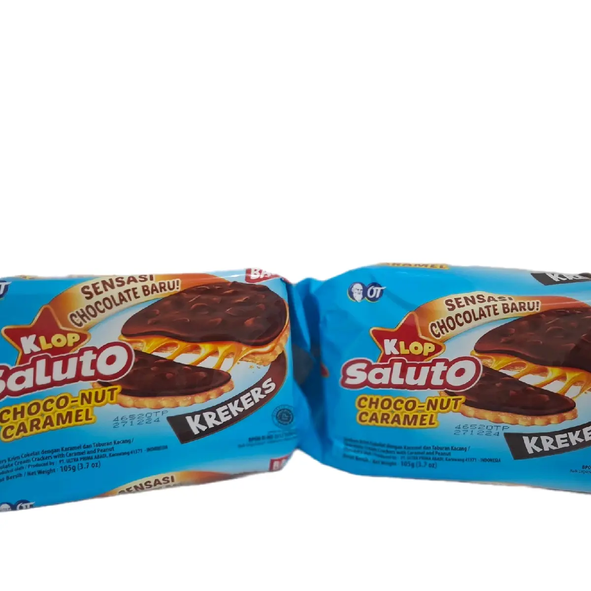 Klop Soluto Choco-Nut Caramel Krekers Beli 1 Gratis 1