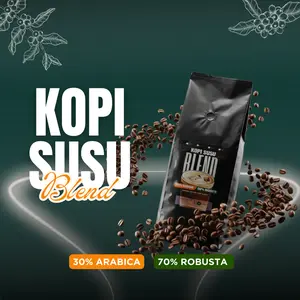 30% Arabica 70% Robusta - Kopi Susu Blend Coffee Blend Premium Lokal - Kopi Bubuk Fresh Roasted