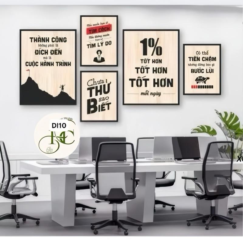  5  mẫu tranh  HC decor 5 tấm   tranh fomex 5mm sẵn băng keo 