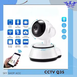 NEW CCTV Q3S Kamera Wifi V380 Pro HD 960P Mini