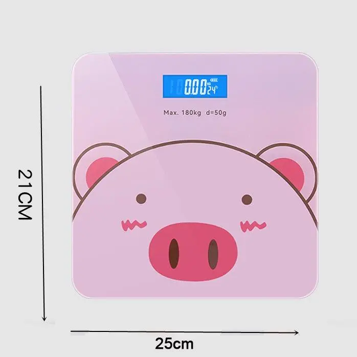 Timbangan Badan Kaca Digital - Elektronik KARTUN SCALE 4