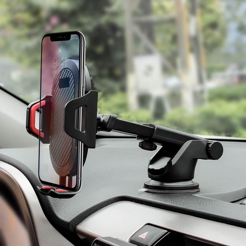 Product Introduction of Car Sucker Phone Holder Cellphone Mount Bracket Mount Mobile Phone Stand Portable Car Hand Free Phone Support for iPhone Samsung 0