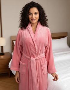 Bata de dormir lisa en varios colores. M6358