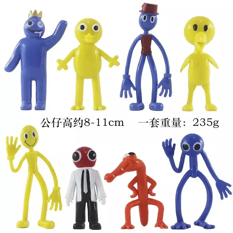action figure roblox rainbow friend hiasan topper 3