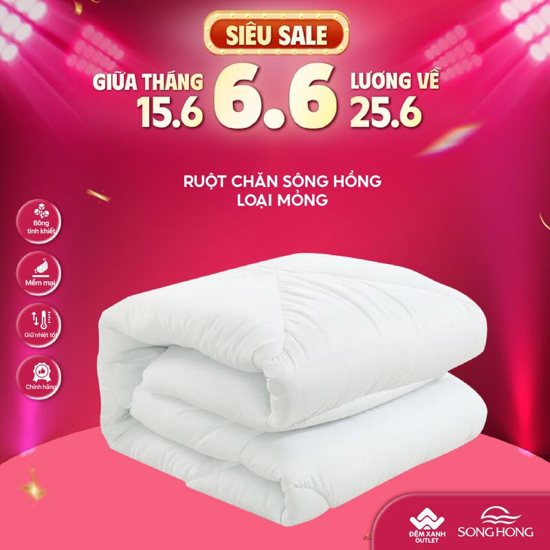 Ruột chăn Sông Hồng mỏng 200x220cm