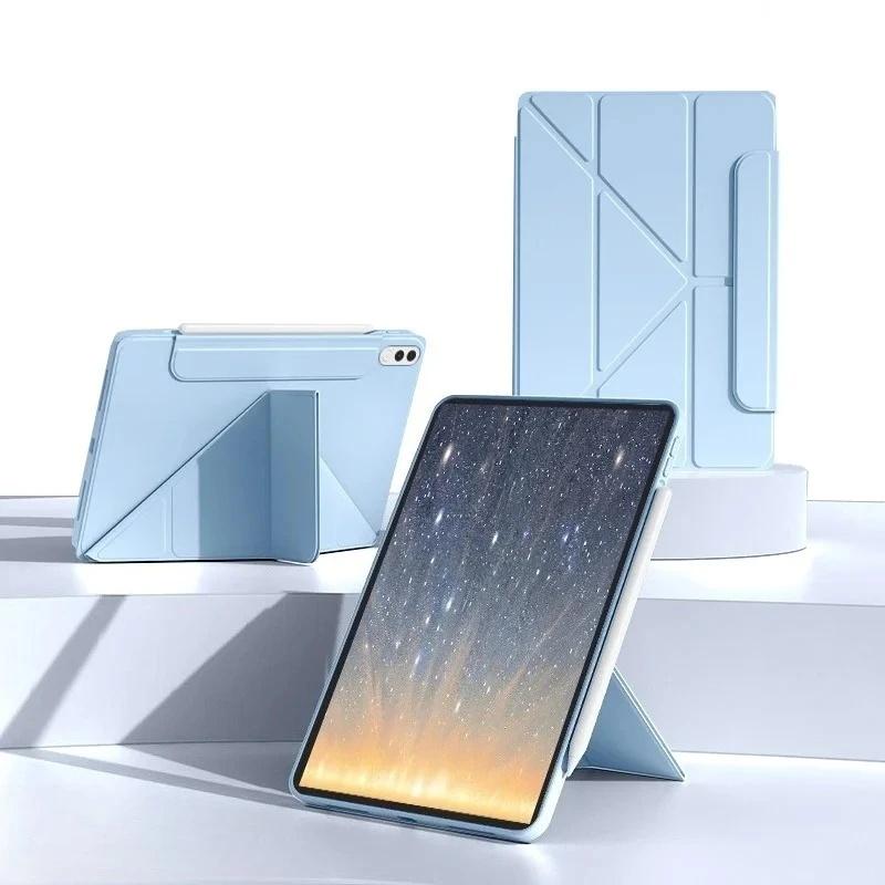 Ốp lưng cho Lenovo Xiaoxin Pad Pro GT 11.1", phiên bản 2025, da PU gấp nhiều lần, mặt sau mềm có giá đỡ; phù hợp với máy tính bảng Lenovo Xiaoxin Pad Pro GT tb710fu