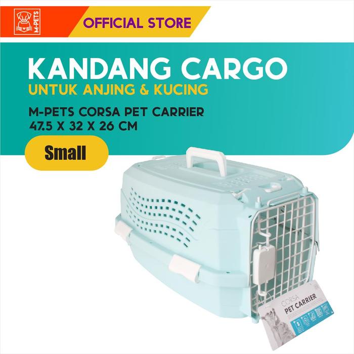 Gambar M-Pets Corsa Pet Carrier Small / Kandang Travel Anjing Kucing dari M-Pets Volk Pets Indonesia Kota Tangerang Tokopedia