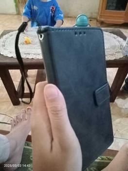 Product Review of Case Tekno Spark GO 1 Flip Leather Case Cover  Premium -Flip Wallet Case Kulit Untuk Tekno Spark GO 1 - Casing Ponsel Protection Hitam Merah Biru from S**᭡ 2