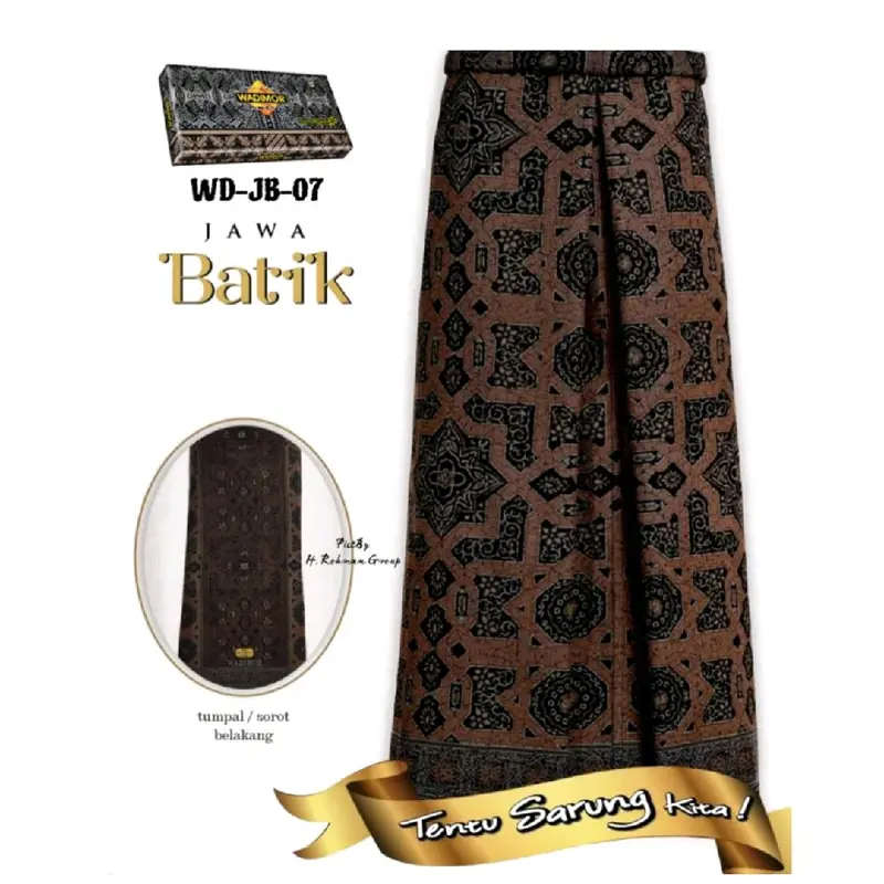 Sarung Wadimor WD JB 02 Batik Jawa Motif Gus Iqdam Edisi Terbatas Desain Unik Bahan Katun Terbaik - Santri Muslim Pria Dewasa 7