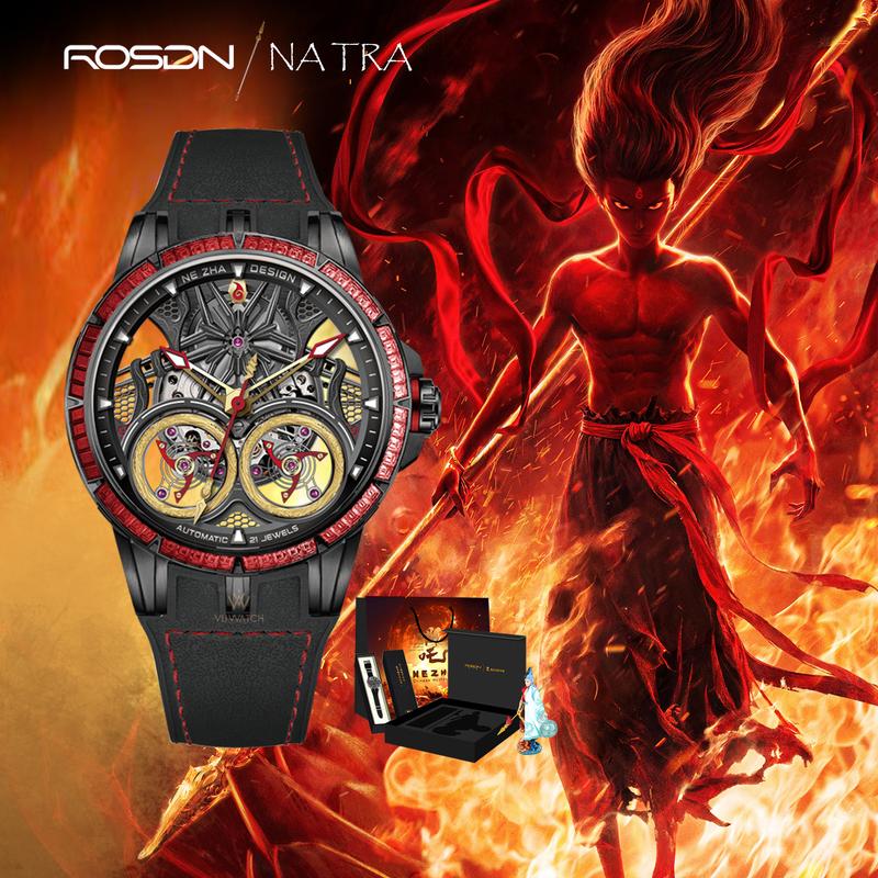 Đồng Hồ Nam ROSDN G2766 [6365] | HUYỀN THOẠI NATRA | Tặng 1 lần thay kính, mô hình Natra