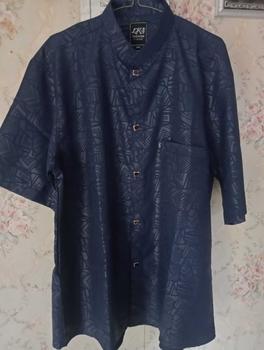 Product Review of Kemko sultan atau  Koko tangan pendek  Atasan Pria Dewasa motif etnik depan kancing vareasi bahan  Katun embos berkualitas terbaik Nyaman di pakai Baju Hitam from t**a 3