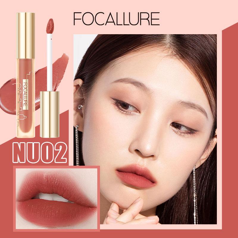 Son Bóng Nhung Mờ, Không Thấm Nước, 24 Giờ, Dưỡng Ẩm Lâu Trôi, Nhẹ, Sắc Tố Cao, Son Môi Dạng Lỏng, Mỹ Phẩm Trang Điểm 2