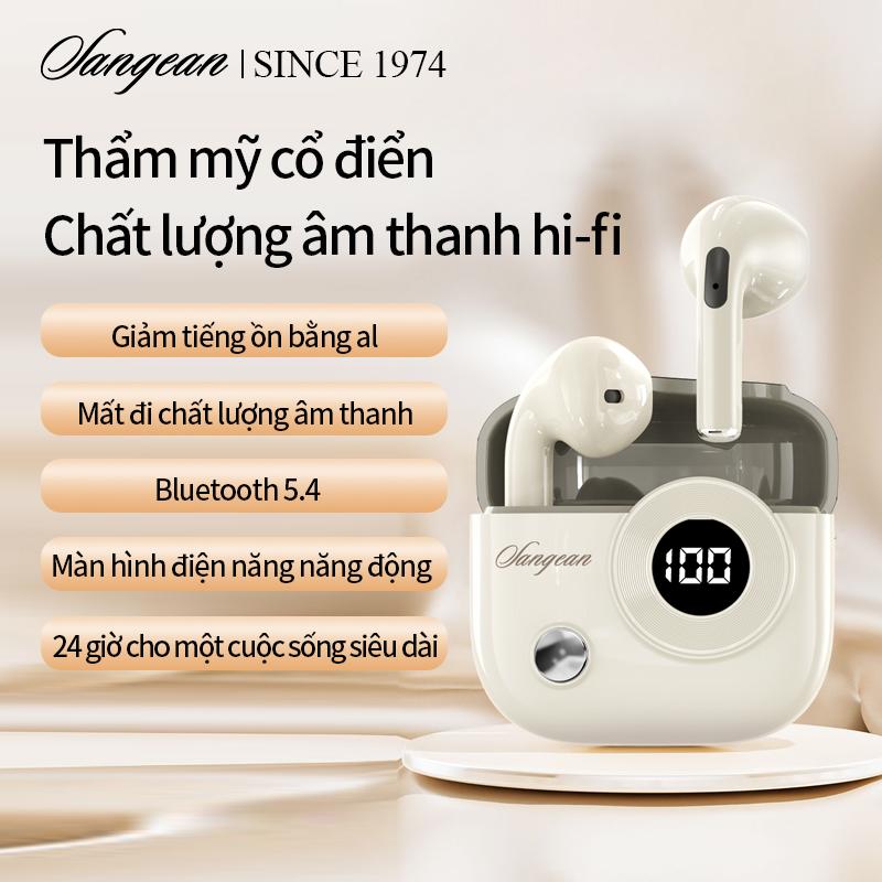 Tai Nghe Bluetooth Không Dây Sangean, Trong Tai, Với Màn Hình Kỹ Thuật Số, Giảm Tiếng Ồn, Chất Lượng Cao, Bluetooth Siêu Dài, Ưa Nhìn, Unisex Earphone