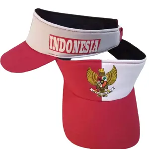 Topi olahraga pria wanita tolf topi tennis sporty pria/wanita edisi kemerdekaan bahan berkualitas Outdoor indonesia o sport baseball & softball strip merah  Olahraga
