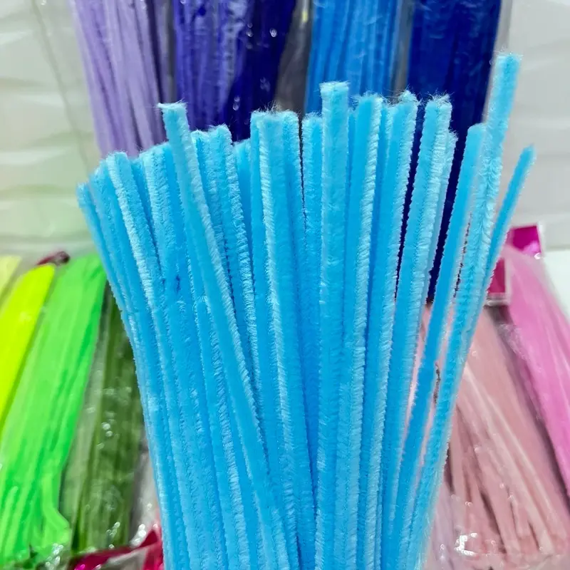 BULU MERCY KAWAT BULU BUNGA warna warni 1pack isi 100 pcs Kerajinan art n craft panjang 30cm 4