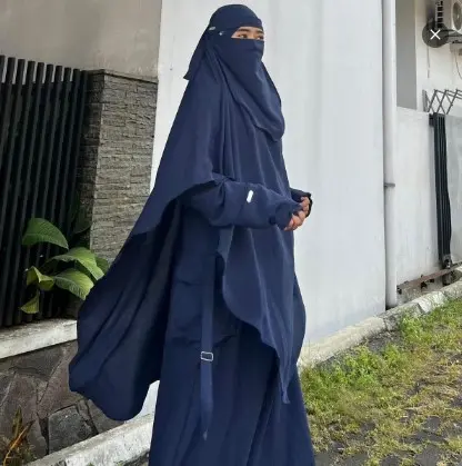 Abaya Cargo French Khimar Free Cadar Bandana !