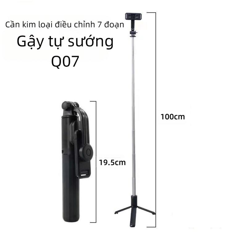 Cần Gạt Tự Hẹn Giờ Giá Đỡ Điện Thoại Di Động Cần Gạt Có Thể Gấp Gọn Sàn Tích Hợp Tripod Bluetooth Máy Tính Để Bàn Cầm Tay Thích Hợp Cho Lười Tiktok Dụng Cụ Hữu Ích Của HUICHANG
