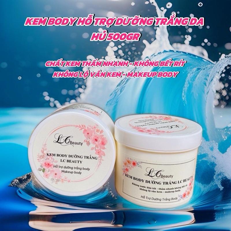  500GR KEM BODY HỖ TRỢ DƯỠNG TRẮNG DA   HỦ 500GR  Dưỡng Da Body Làm Đẹp Da Dưỡng Body 