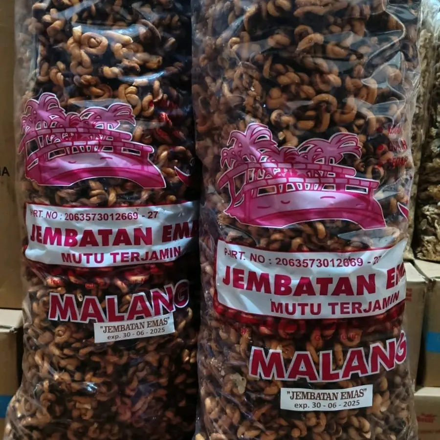 Kue Pluntir Coklat 1kg Manis Crispy Camilan Pluntir Coklat Kombinasi