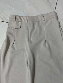 Product Review of Oro Pants Knit Celana Panjang Korean Style Wanita Highwaist Anti Kusut Nyaman Casual Basic Kulot Formal Loose Kantor Variasi Kantong Karet ivory outfit ootd from i**s 0