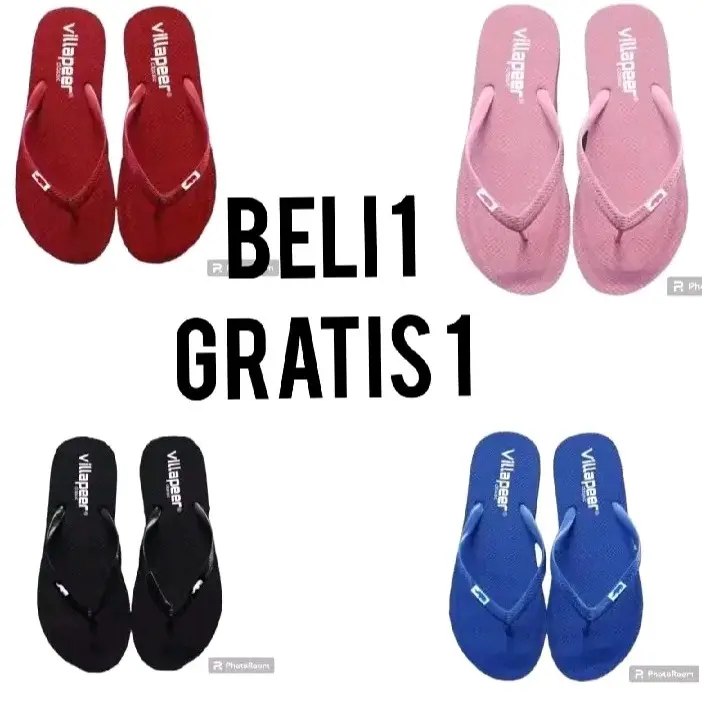 sandal jepit wanita dewasa beli 1 gratis 1 jepitwanita
