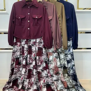 NABILA DRESS 2IN1 ROMPI LEPASAN DRESS MOTiF NEW TaRENDY