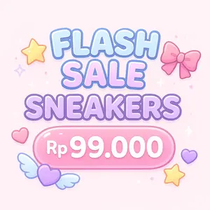【PROMO DI LIVE SEKARANG】Sepatu Wanita Ringan Sweet Look Casual Shoes Velcro Outdoor Anti Slip Sneakers Wanita Casual Shoes Murah