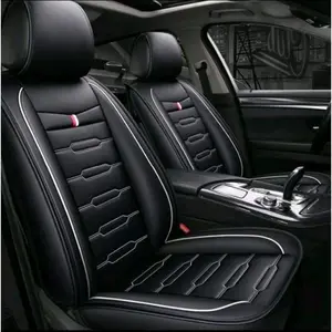 Sarung jok mobil crv gen 1,gen 2,gen 3 full set 2 baris car sporty bonus bantal leher 2pcs