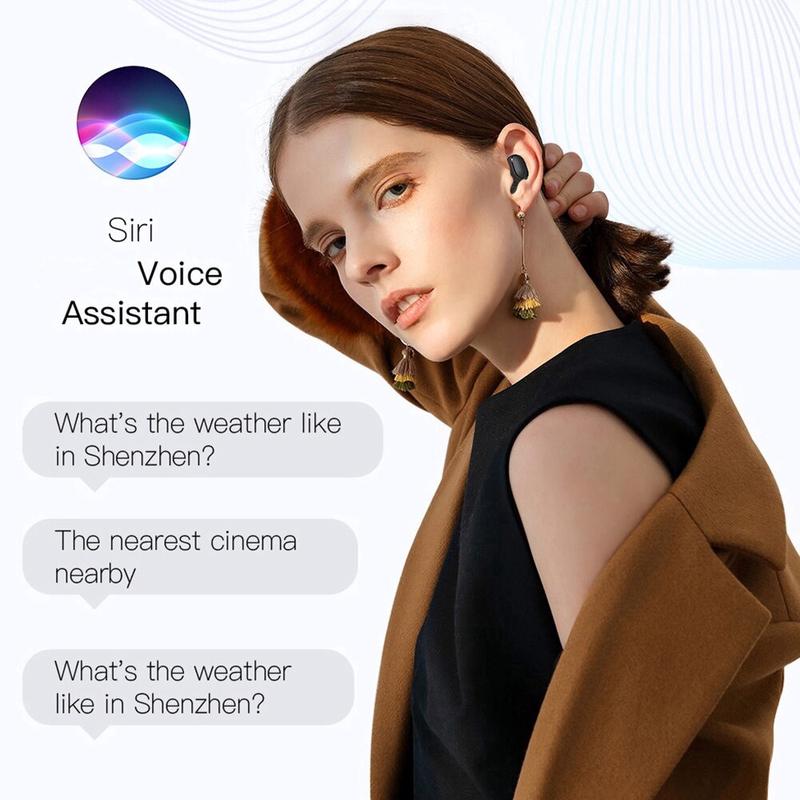 Product Introduction of Tai nghe Bluetooth E7S, tai nghe TWS LED không dây, Bluetooth , giảm tiếng ồn, tai nghe Hadphone, tai nghe âm thanh HIFI 9D, tai nghe nhét tai thể thao với MICPHONE 2