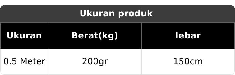 Kain American Drill Unicorn 0.5 Meter - Celana Formal Kantor Seragam