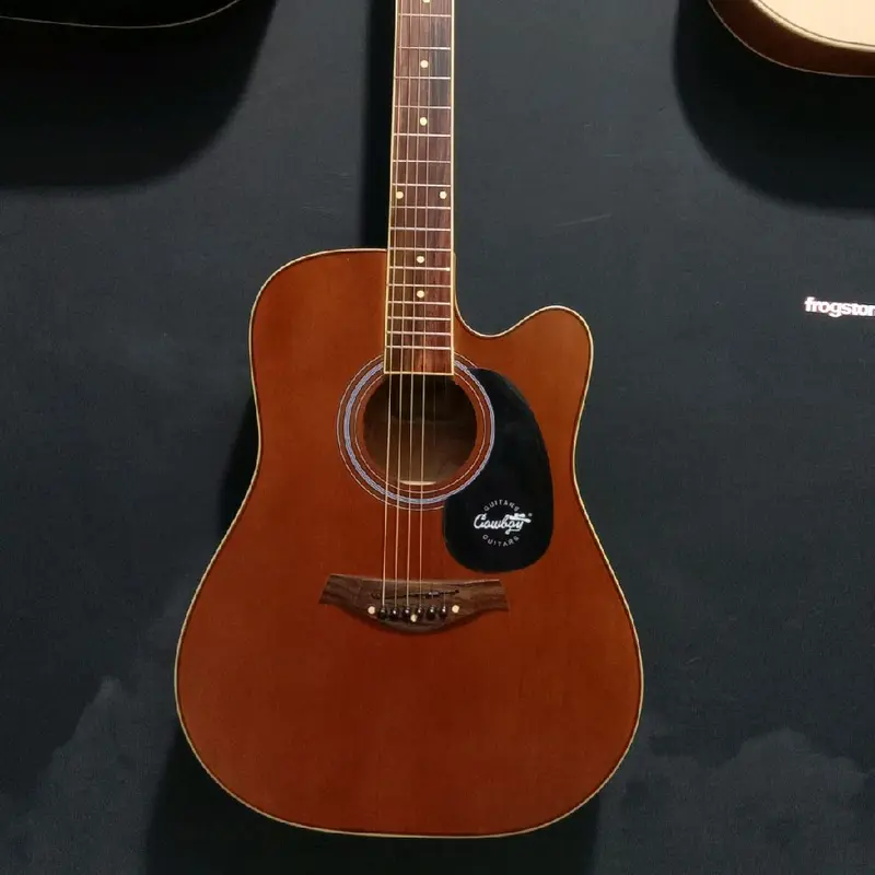 GITAR AKUSTIK & AKUSTIK ELEKTRIK COBOI custom TANAM BESI & BERGARANSI GRATIS PEKING KAYU 0