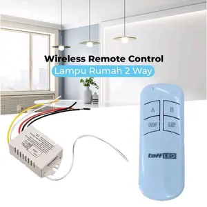 TaffLED Wireless Remote Control Lampu Rumah 2 Way - YAM802
