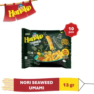 Hanako Snack Teobokki Nori Seaweed Umami 10 x 13 gr