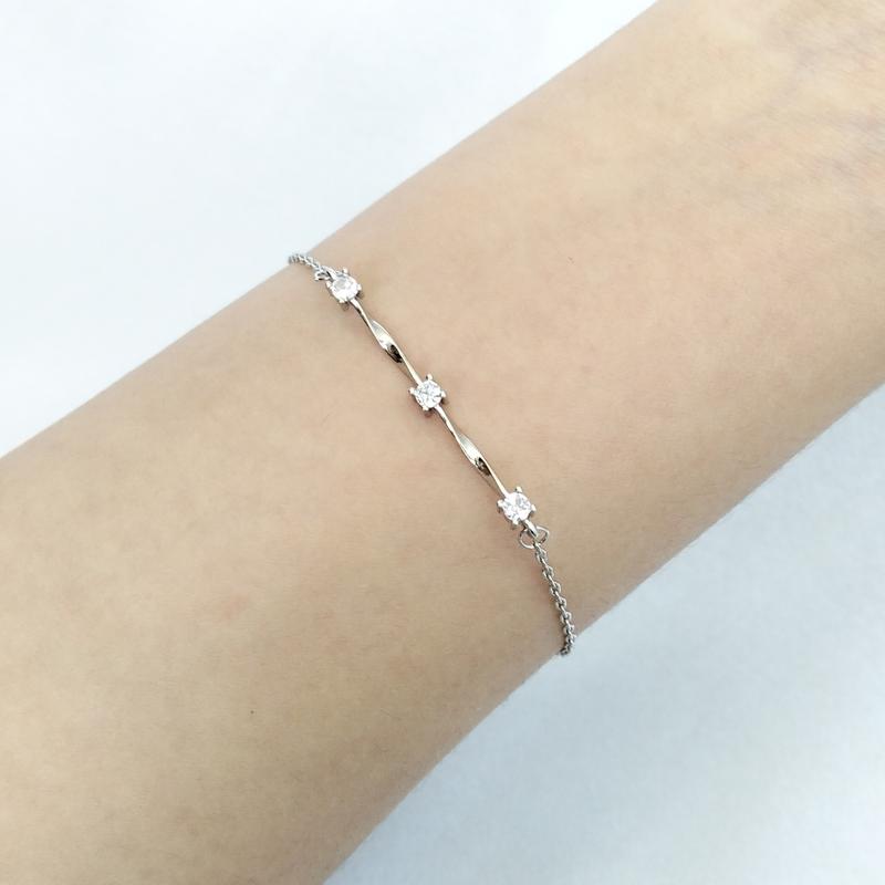 Gelang Titanium wanita -Bt3- Perhiasan aksesoris bracelets anti karat simpel daily 1