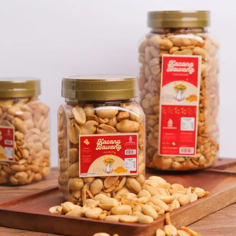 Kacang Bawang Goreng Renyah Premium 350 ml berat 250 gr Goreng Snack Camilan Food Cemilan Makanan Bahan 1