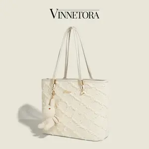 VINNETORA Tote Bags Wanita Tas Selempang Wanita Tas Kekinian Korean Style Elegan
