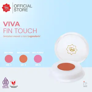Viva Fin Touch All Variant 3 gr - Blush Pemerah Wajah Wajah