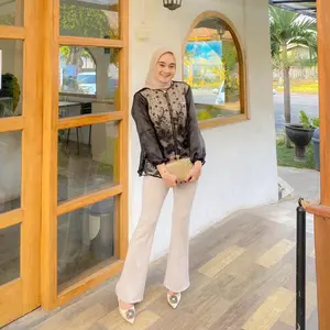 MAMIKARA - BAJU LEBARAN - BAJU KONDANGAN - OUTER CARDIGAN TILE BROKLAT ORGANZA