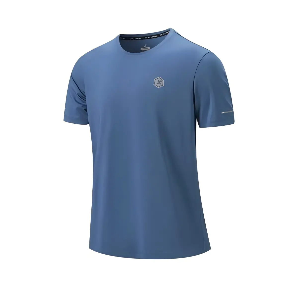 Áo Thun ngắn Tay Thể Thao Tập Luyện, XTEP, Dáng Rộng Và Thoáng Khí, Dành Cho Nam, 877229010012 Top Sport Cổ Tròn