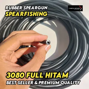 Karet Spearfishing 8mm 3080 Hitam Premium Quality